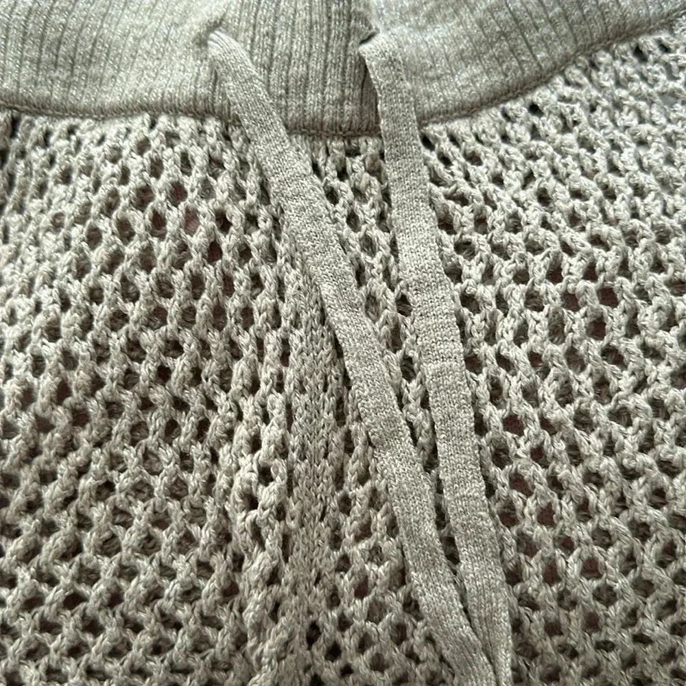 ABERCROMBIE & FITCH Crochet Knit Beachy Shorts Swim Cover Up‎ Neutral Summer XS